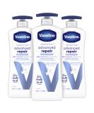 Vaseline Intensive Care Body Lotion for Dry Skin Advanced Repair Unscented Lotion Made with Ultra-Hydrating Lipids and Vaseline Jelly That Repairs Extremely Dry Skin 20.3 oz, Pack of 3 - Buy Online on GoSupps.com