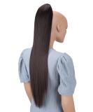 CAISHA 28" Extra Long Straight Ponytail Hairpiece Heat-resistant Synthetic Fibres Brown H160 brown #10 H160 - Buy Online on GoSupps.com