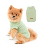 Paidful Soft Cotton Vest T-Shirts for Small to Medium Dogs & Cats - Breathable Summer Clothing for Puppies Chihuahuas and Yorkies - Green XXL - Buy Online on GoSupps.com