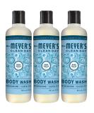 Mrs. Meyer's Moisturizing Body Wash - Biodegradable Shower Gel with Essential Oils, Rain Water Scent, 16 oz (Pack of 3) - Buy Online on GoSupps.com