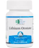 Ortho Molecular Lithium Orotate Supplement - 60 Capsules | Mental Wellness Support - Buy Online on GoSupps.com