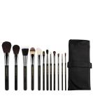Bdellium Tools Professional Makeup Brush Set - 12pc Maestro Series with Roll-Up Pouch | International Shipping Available - Buy Online on GoSupps.com