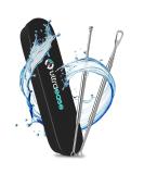 Ultraease Tonsillenstein Remover Set | Effective Almond Stone Remover & Oral Nursing Sticks | 3 Sizes & Glass Cup | Eliminate Bad Breath - Buy Online on GoSupps.com