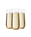 TOSSWARE POP 9oz Flute, Premium Quality, Recyclable, Unbreakable & Crystal Clear Plastic Champagne Glasses, 12 Count (Pack of 1) 12 Count (Pack of 1) Flute - Buy Online on GoSupps.com