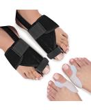 Valgofit Hallux Valgus Correction Rail with Silicone Toe Spreaders - Universal Size BPA Free Night Splint for Men & Women - Day & Night Use - Buy Online on GoSupps.com