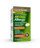 Goodsense All Day Allergy Relief Capsules 10mg - 25 Count | Cetirizine Hydrochloride - Buy Online on GoSupps.com