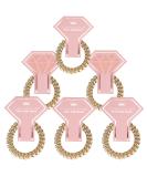 6 PACK Champagne Bridesmaid Hair Ties - Bachelorette Party Favors & Proposal Gifts - Buy Online on GoSupps.com