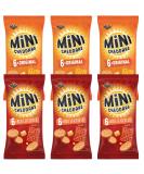 Jacob's Mini Cheddars Original 6 Pack x3 & Mini Cheddars Red Leicester 6 Pack x3 (6 Pack Mixed Bundle) - Buy Online on GoSupps.com