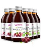 Organic Sauerkirsch Juice 6 Pack | 100% Pure Cold-Pressed Sour Cherry | Vegan & Non-GMO | Berriesolska 250ml - Buy Online on GoSupps.com