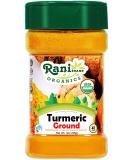 Rani Organic Turmeric (Haldi) Root Powder Spice - High Curcumin Content - 3oz PET Jar | USDA Certified Organic | Vegan, Gluten Friendly, NON-GMO - Indian Origin - Buy Online on GoSupps.com