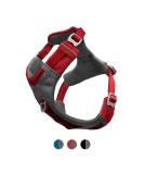 Kurgo Journey Air Dog Harness XS - Padded Chest & Back Handle for 2-5 kg Dogs - Red/Gray - Buy Online on GoSupps.com