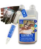 Emma Electrolyte Horse Liquid & Paste | Vitamin B12 Minerals & Sodium for Optimal Hydration | 1L & 30ml - Prevent Diarrhea & Support Performance - Buy Online on GoSupps.com
