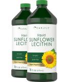 Carlyle Sunflower Lecithin Liquid 16 oz - Non-GMO Oil for Health Benefits - Buy Online on GoSupps.com