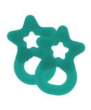 Dentistar Teething Ring Set for Babies (3+ months) - Cooling Teether for Molars - Made in Germany - Tannen Gr n | 2-Pack - Buy Online on GoSupps.com