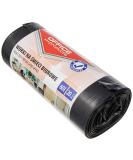 Buy 60L Black Garbage Bags - 20 Pieces LDPE Waste Bags for Office & Home | 20 m Thickness | Eco-Friendly Disposal Solutions - Buy Online on GoSupps.com