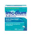 Imodium A-D Diarrhea Relief Caplets 48 ct. | Loperamide Hydrochloride Diarrheal Medicine - Buy Online on GoSupps.com
