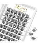 Buy Naturally D Curl 14mm Eyelash Clusters - Individual Segments for DIY Extensions | Single Quewel Lashes - Buy Online on GoSupps.com