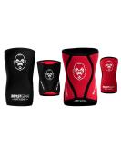 Beast Gear Sleeves - Premium 5mm Neoprene Compression Knee Bandages for Weightlifting CrossFit & Run - XL Support & Protection - Buy Online on GoSupps.com