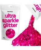 Hemway Premium Ultra Sparkle Dark Rose Pink Glitter 100g Super Chunky Metallic Flake for Arts Crafts Nails & Cosmetics - Buy Online on GoSupps.com