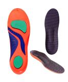 Anti-Fatigue Insoles for Plantar Fasciitis | Arch Support Shoe Inserts for Men & Women - Comfort & Pain Relief - Buy Online on GoSupps.com