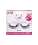 KISS LASH COUTURE LUCTENION COLLECTION 1 pair of fake lashes royal silk light and flexible faux mink eyelash with a super-slim eyelash band including eyelash glue 1 piece (1 Pack) - Buy Online on GoSupps.com