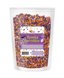 Halloween Sprinkles - Bulk Sprinkles -16 Oz - Orange, Black, Purple and White Jimmies - Buy Online on GoSupps.com