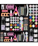 Acrylic Nail Kit for Beginners - Professional Set with Powder, Liquid, Rhinestones, Glitter & Tools - Perfect DIY Salon Gift for Women - Buy Online on GoSupps.com