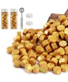 Yoption Gold Sealing Wax Beads  150 Pieces Wax Seal Beads Kit for Wax Seal Stamp  Octagon Wax Seal Beads with A Wax Seal Spoon and 2Pcs Tea Candles (Gold) - Buy Online on GoSupps.com