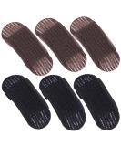Invisible Bump It Up Hair Volume Pads 6 Pack - Hair Increase Styling Tool for Women - Black Coffee - Buy Online on GoSupps.com