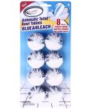 Air Jungles Automatic Toilet Bowl Cleaner Tablets - 8 Packs Extra Fresh & Long-lasting Foaming Tabs for Easy Cleaning - Buy Online on GoSupps.com