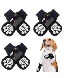 Buy Pupeck Dog Socks Anti-Slide Paw Protection for Small Medium & Large Dogs | Indoor & Outdoor Use | Pack of 6 (Black & Rainbow) - Ideal for Summer & Hardwood Floors - Buy Online on GoSupps.com