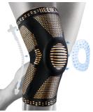 NEENCA Copper Knee Brace with Gel Pad & Stabilizers - Large Size for Knee Pain Relief - Buy Online on GoSupps.com