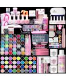 Saviland Full Set Acrylic Nail Kit with Gel Polish - Nail Drill & UV Lamp Included for DIY Gel Acrylic Nails - Manicure Women Gift Set - Buy Online on GoSupps.com