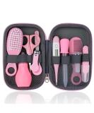 Baby Grooming Kit 10 Pcs Newborn Healthcare Accessories Portable Baby Essentials Set with Hair Brush Comb Nail Clipper Thermometer for Nursery Infant Girls Boys - Buy Online on GoSupps.com