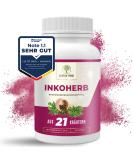 Lot of Herb Inkherb from 21 herbs for the natural strengthening of bladder function - can support bladder weakness in the event of incontinence - dietary supplements for women and men - 60stk - Buy Online on GoSupps.com