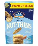 Blue Diamond Almonds Nut-Thins Gluten Free Cracker Crisps, Hint Of Sea Salt, Family Size, Sea Salt, 7oz Almond 7.7 Ounce (Pack of 1) - Buy Online on GoSupps.com