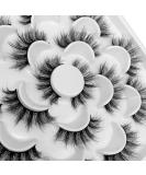 Arekey 5D Faux Mink Lashes - 10 Pairs Fluffy Luxury Strip Fake Eyelashes DSD07 - Buy Online on GoSupps.com
