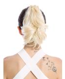 WIG ME UP 506-V-613 Short Wavy Platinum Blonde Hairpiece Braid Ponytail | 25 cm International Shipping - Buy Online on GoSupps.com