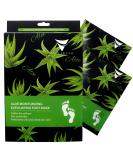 Foot Peel Mask (2 Pairs) - Exfoliating Foot Care for Smooth, Baby Soft Skin - Remove Dead Skin, Lavender Gel for Men and Women - Aloe Vera Foot Spa Treatment - Buy Online on GoSupps.com