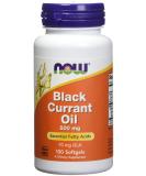 NOW Foods Black Currant Oil 500mg - 100 Softgels (2 Pack) - Buy Online on GoSupps.com