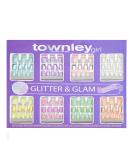 Townley Girl 96 Pcs Stick on Nails Set | 8 Different Mix and Match Press- On Nail Sets for Girls | Self-Adhesive Artificial Nails Purple - Buy Online on GoSupps.com