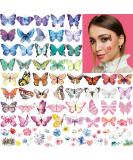 100Pcs Butterfly Temporary Tattoos for Kids & Women - Colorful Butterflies, Waterproof Art Stickers for Face, Body & Arm - Birthday Party Favors & Makeup Supplies - Buy Online on GoSupps.com