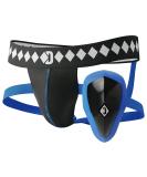Diamond MMA Jock Strap + Athletic Cup for Men | 4-Strap No Shift Athletic Supporters for Men with Cup for MMA, Boxing, Muay Thai, Wrestling, Jiu Jitsu | High Impact Sports Jockstrap with Cup Medium - Buy Online on GoSupps.com