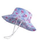 LANGZHEN Baby Girls Sun Protection Beach Hat with Chin Strap - Purple, 1-2 Years - Buy Online on GoSupps.com