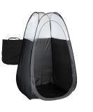 Black Spray Tanning Tent Pop Up Portable Booth with Carry Bag - Buy Online on GoSupps.com