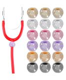 Buy 18 Bling Crystal Stethoscope Charms | Nurse & Vet ID Tags | Vibrant Colors for Accessories - Buy Online on GoSupps.com