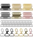 Swivel Clasp Hooks  Anezus 80Pcs Key Chain Clip Hooks  D Ring Clip Lanyard Hardware for Keychain Making  Lanyard Making  Purse Hardware  DIY Craft (3/4 Inside Width) Multicolors 3/4 inch - Buy Online on GoSupps.com