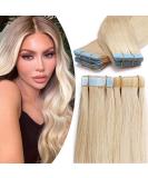 SEGO Tape Extensions Real Hair 14 Inch - 20 Double-Sided Tape Hair Extensions (50g 10 PCs) - Buy Online on GoSupps.com