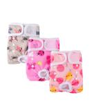 Demigreat heat pants for bitches 3 pieces L high -suction and women's bandages dog diapers for bitches size adjustable - pink flower pink l - Buy Online on GoSupps.com
