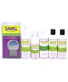 Family Head Lice Treatment Kit - Nit Removal Comb, Mousse, Mint Shampoo, Conditioner, Repellent Spray & Dimethicone Oil - Treats 2-4 Kids - Buy Online on GoSupps.com